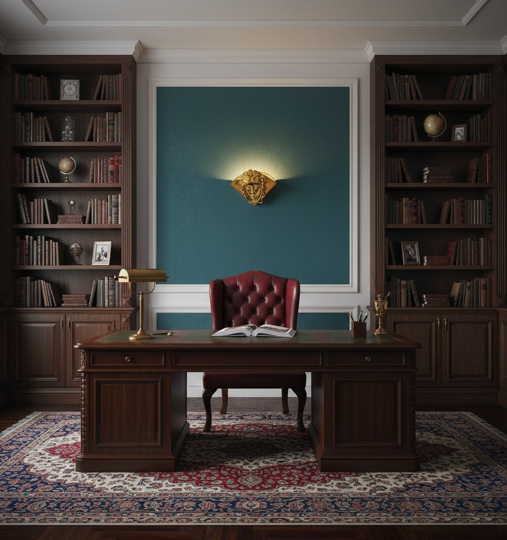 Sfinx messing wandlamp HL3297