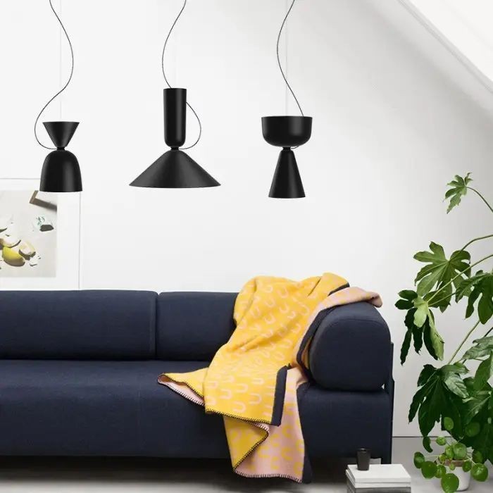 Macaron Colour Splicing Alphabeta metalen hanglamp HL137