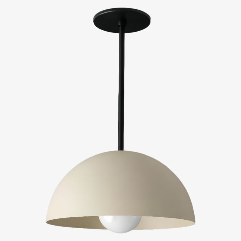 Metio Dome Neutral Dome Hanglamp - Moderne Metalen Accentverlichting HL1743