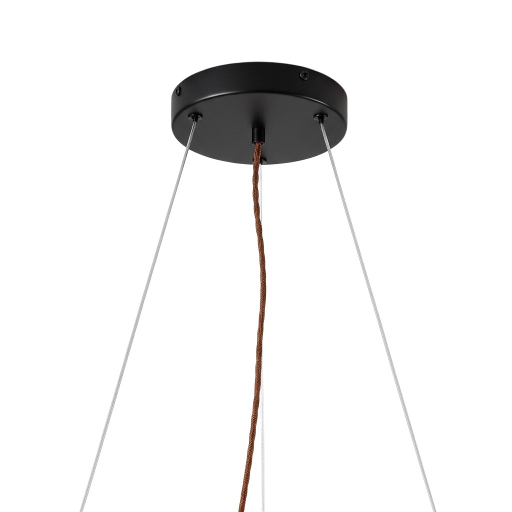 Miravelle minimalistische hanglamp met natuurstenen kap voor de eetkamer HL2464