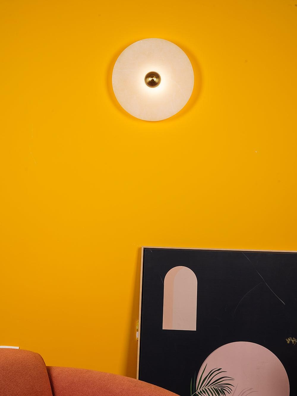 Creatieve marmeren ronde wandlamp HL717