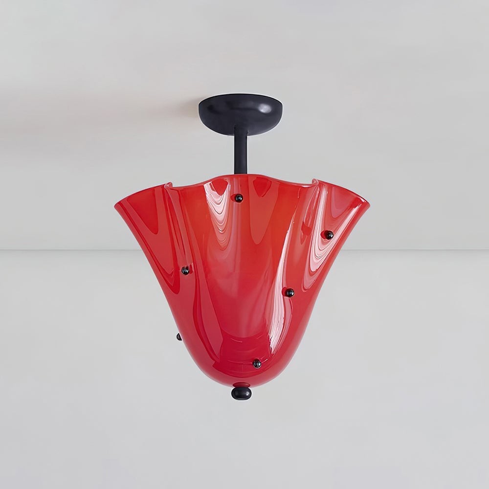 Bellina Decoratieve Glazen Plafondlamp - Moderne Sculpturale Plafondlamp HL1645