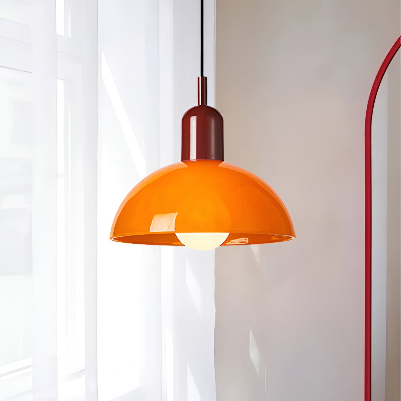 Aurora Nordic kleurrijke komvormige hanglamp HL3369