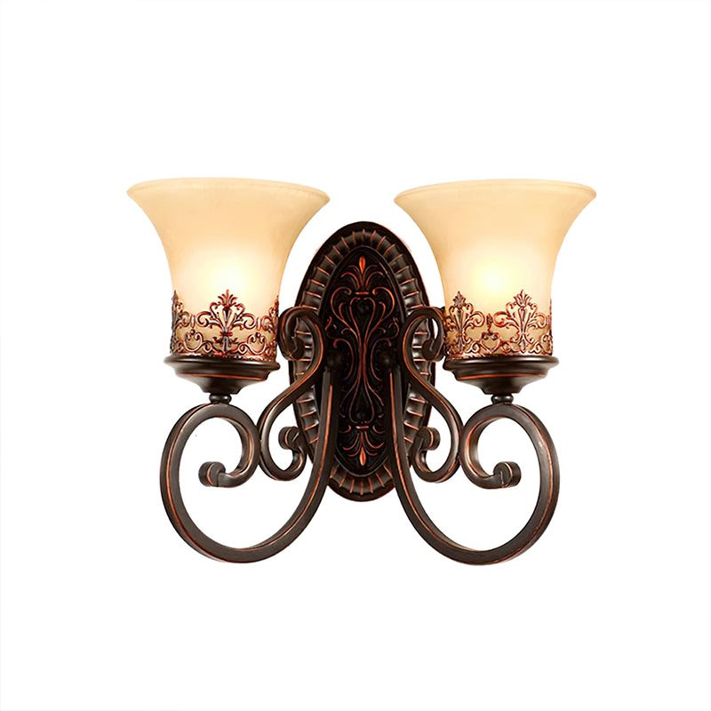 Grote Zwarte Baard Wandlamp HL1159