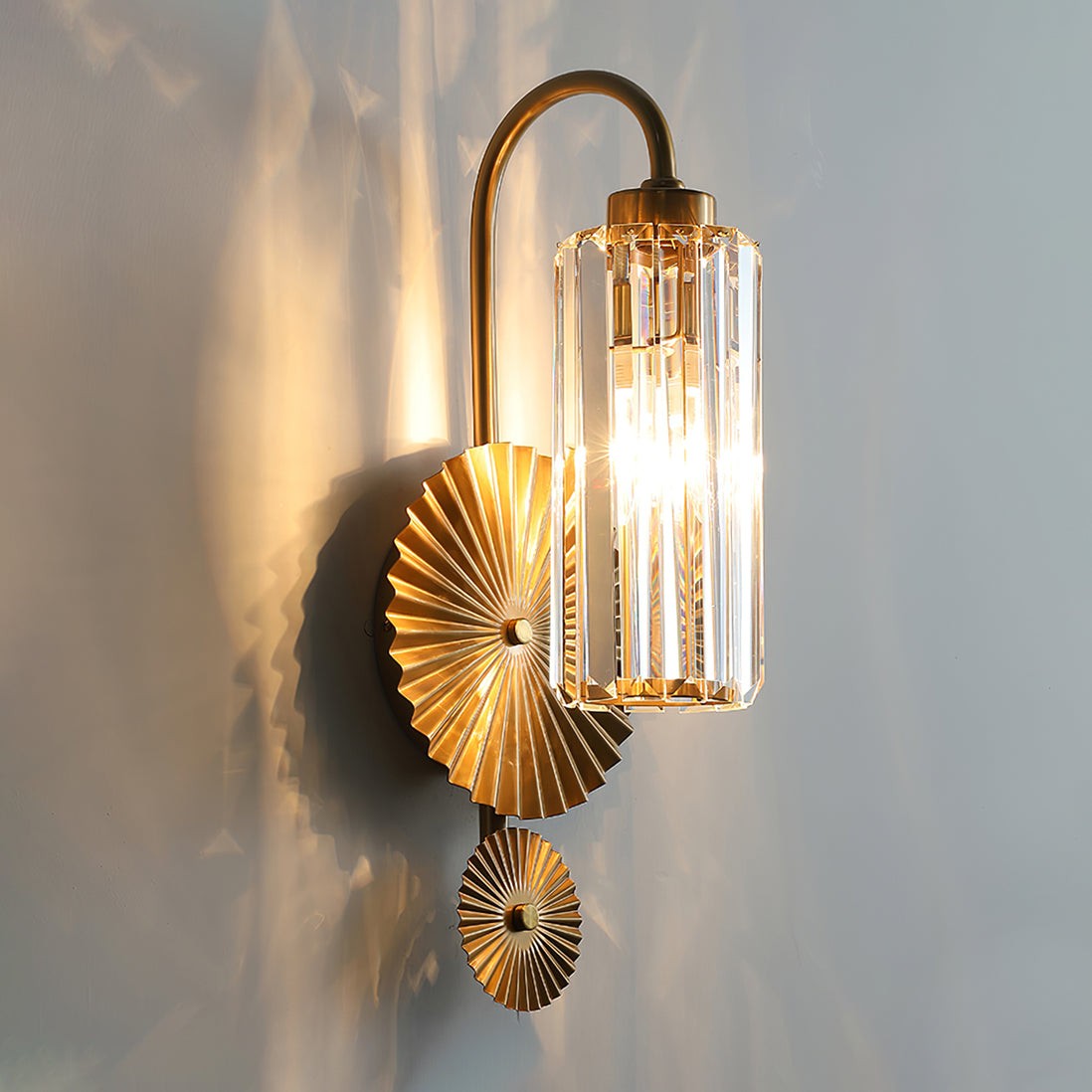 Nordic Light Luxe Kristallen Wandlamp HL505