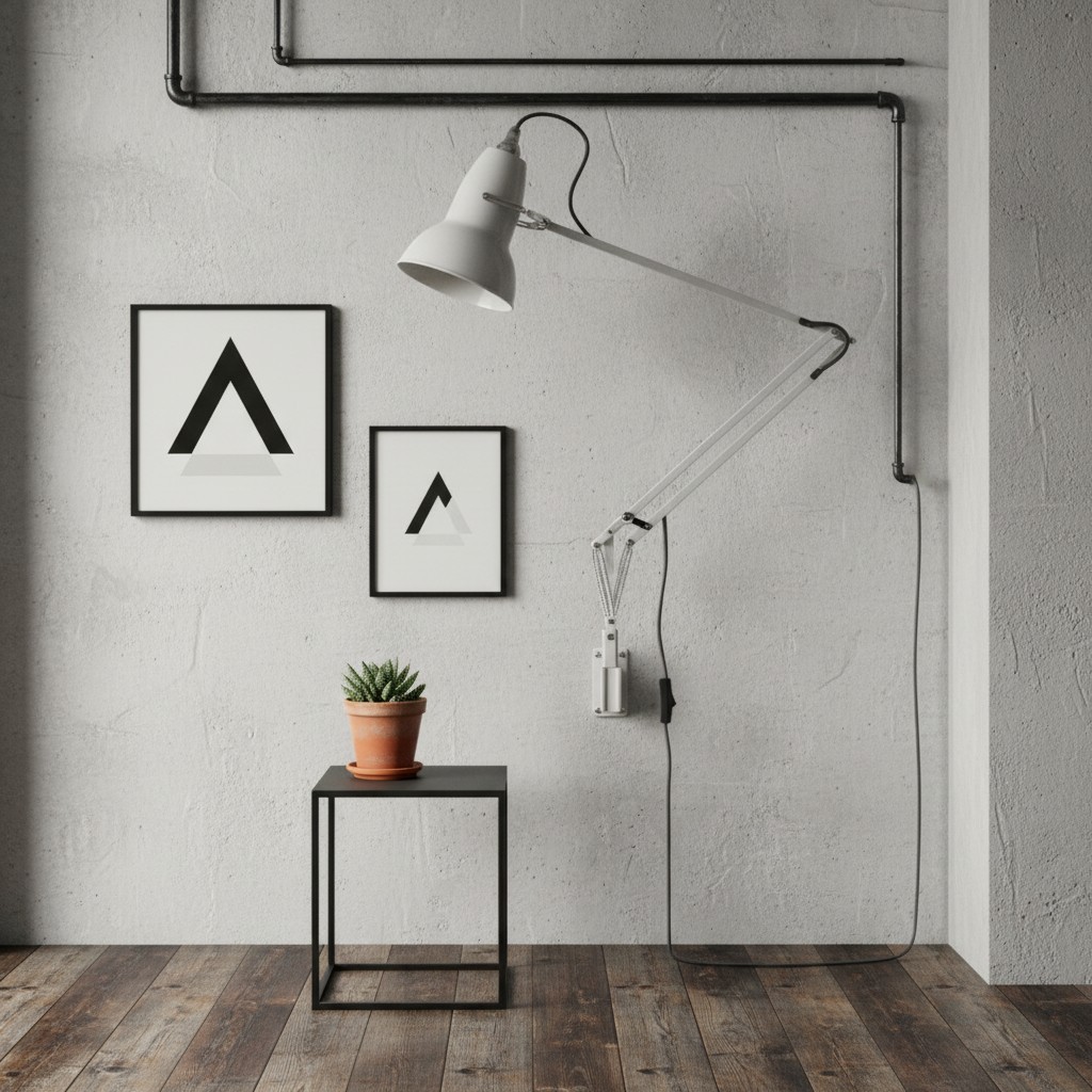 Modryx Verstelbare Wandlamp - Minimalistische Richtbare Metalen Wandlamp voor Woonkamers HL2356