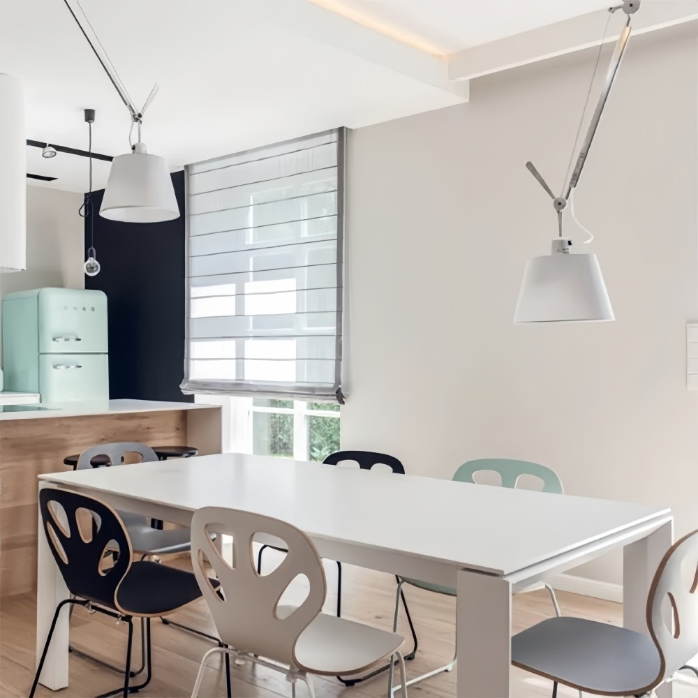 Plafondlamp Met Aluminium Zwenkarm - Moderne Industriële Lamp HL1061