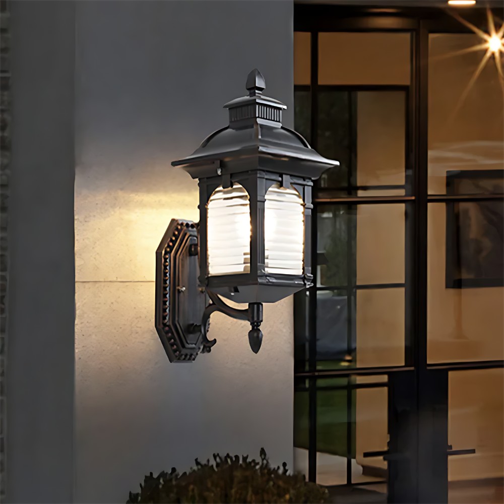 Klassieke vintage IP65 waterdichte buitenwandlamp HL3364