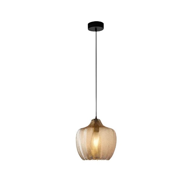 Hanglamp in golvend glas in Scandinavische stijl HL1242