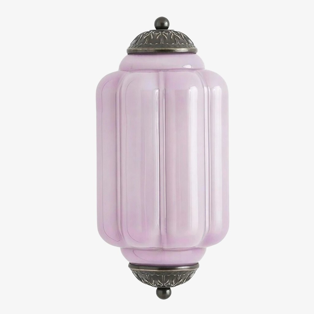 Eloise Messing Wandlamp – Elegante Melkglas Vintage Verlichting HL1652