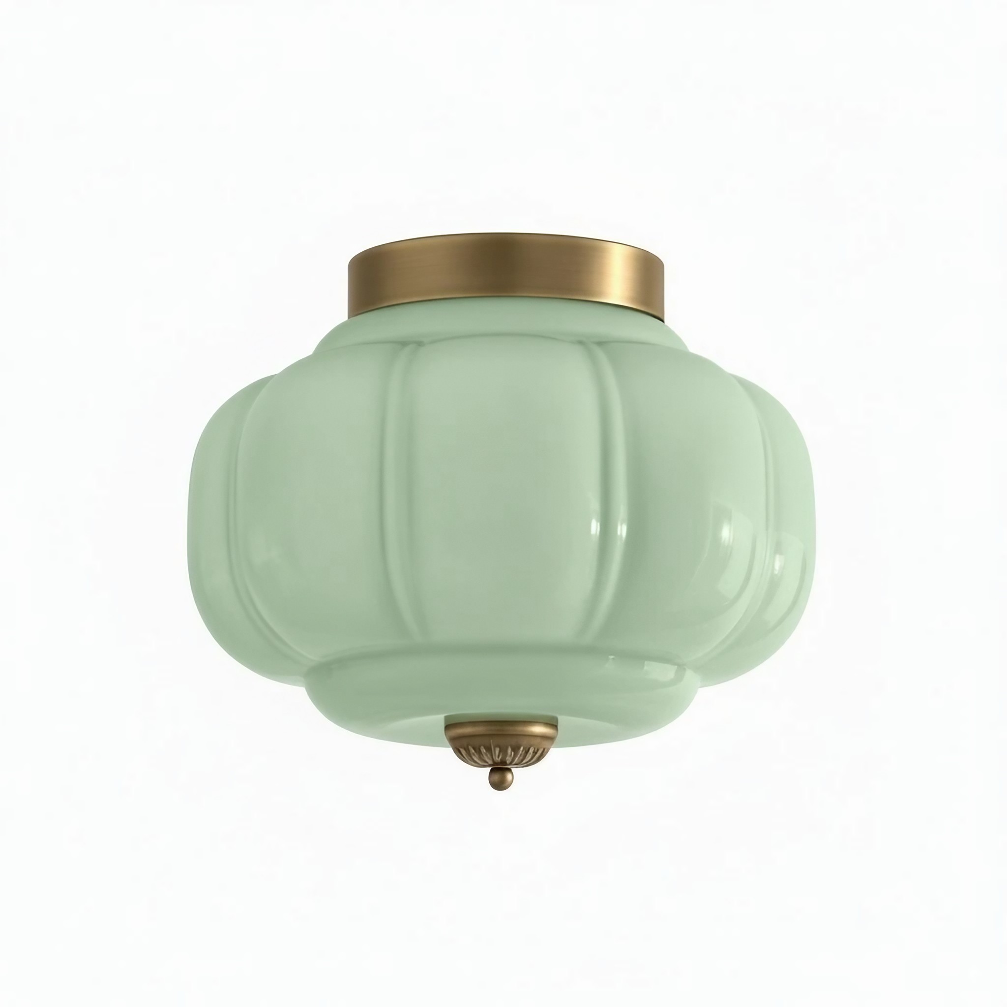 Eloise Retro Melkglas Semi-inbouw Plafondlamp HL948