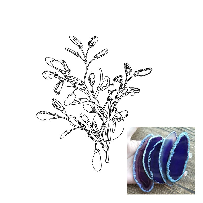Agaat Wandlamp HL1167