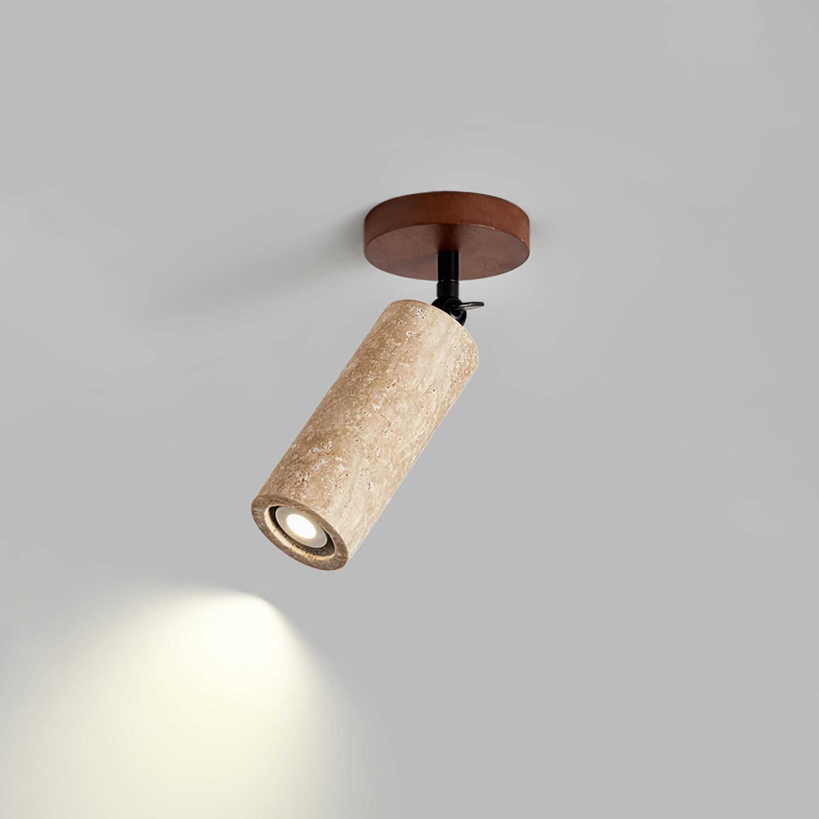 Wabi-Sabi Travertine Verstelbare Wandlamp HL851