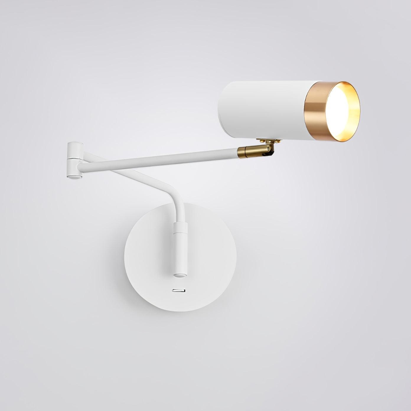 Moderne industriële telescopische, draaibare, verstelbare zwenkarm wandlamp HL780