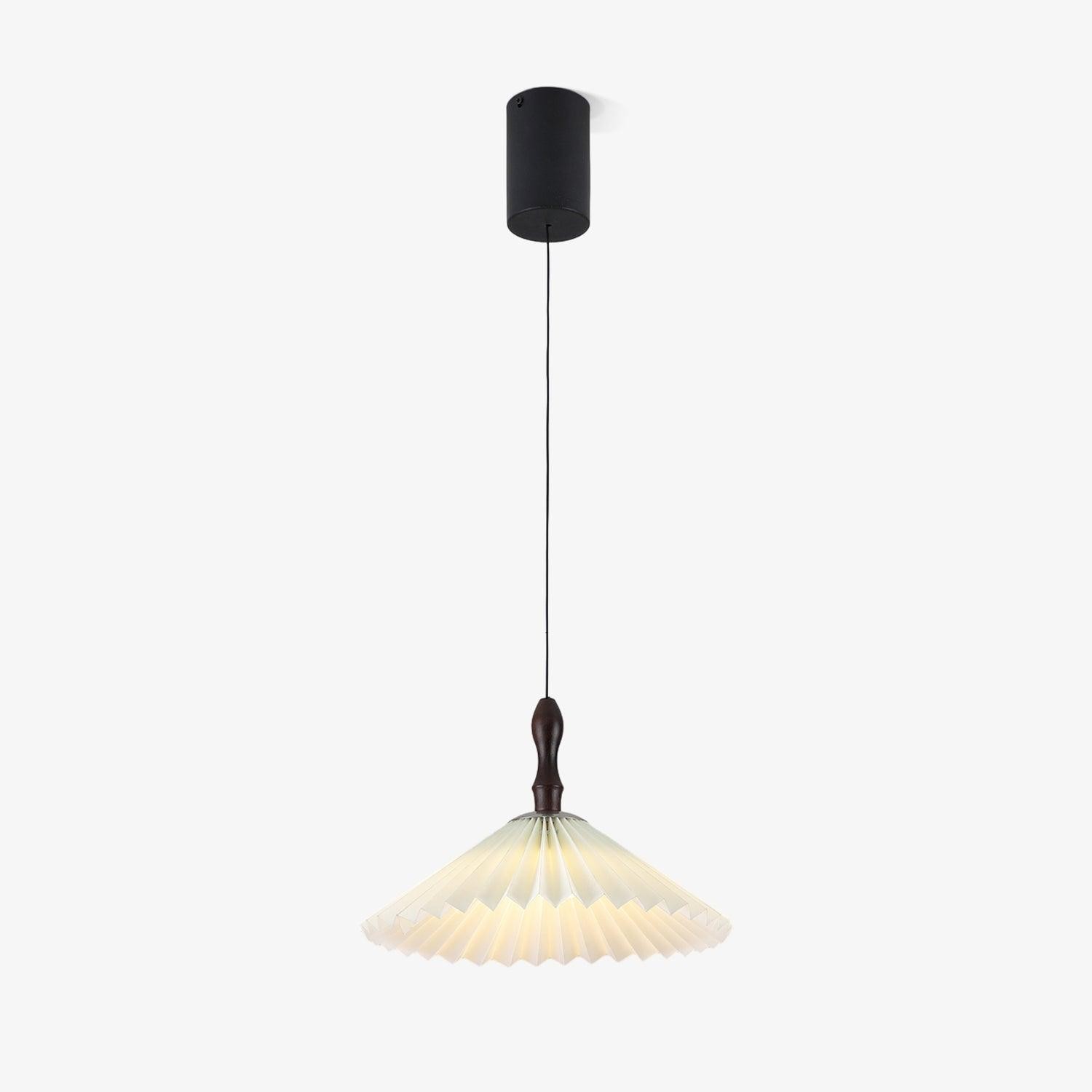 Eenvoudige witte papieren bloemenhanglamp HL431