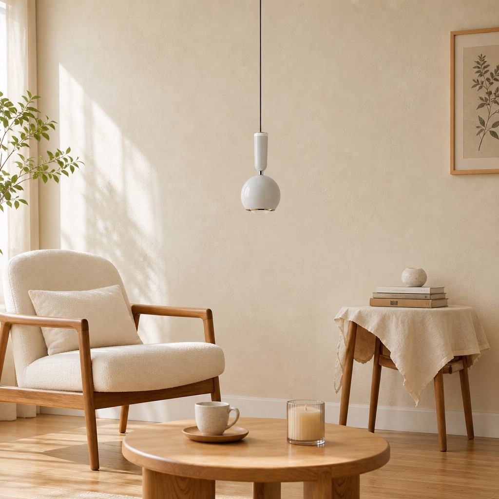 Veridia Moderne Verstelbare Slanke Hanglamp - Metalen Acryl Hanglamp voor Slaapkamer en Hal HL3541