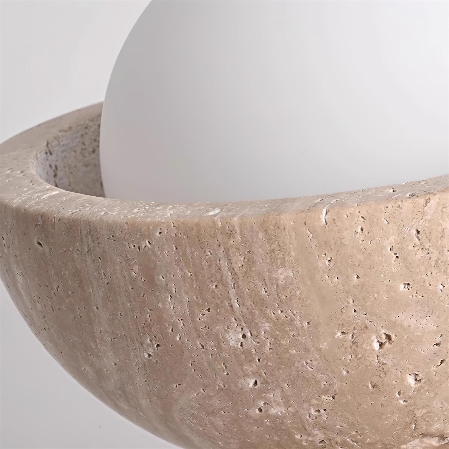 Wabi-Sabi-stijl Travertijn Plafondlamp HL817