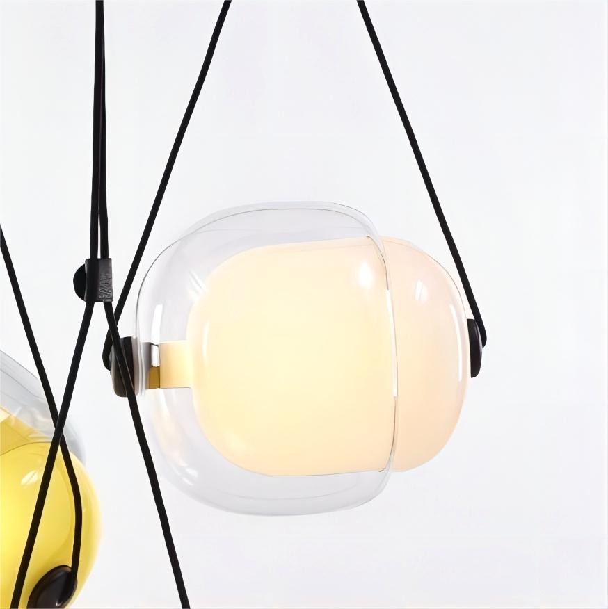 LED Capsula Hanglamp Gekleurd Glas