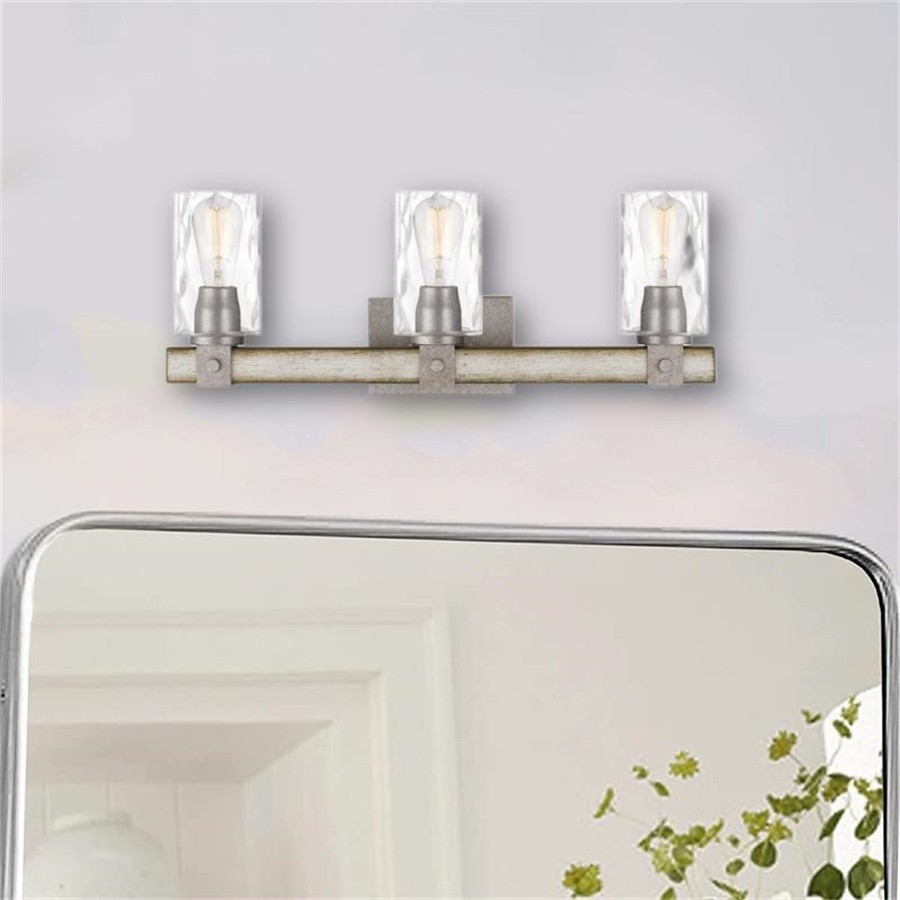 Antieke Cilindrische Glazen Industriële Wandlamp HL251