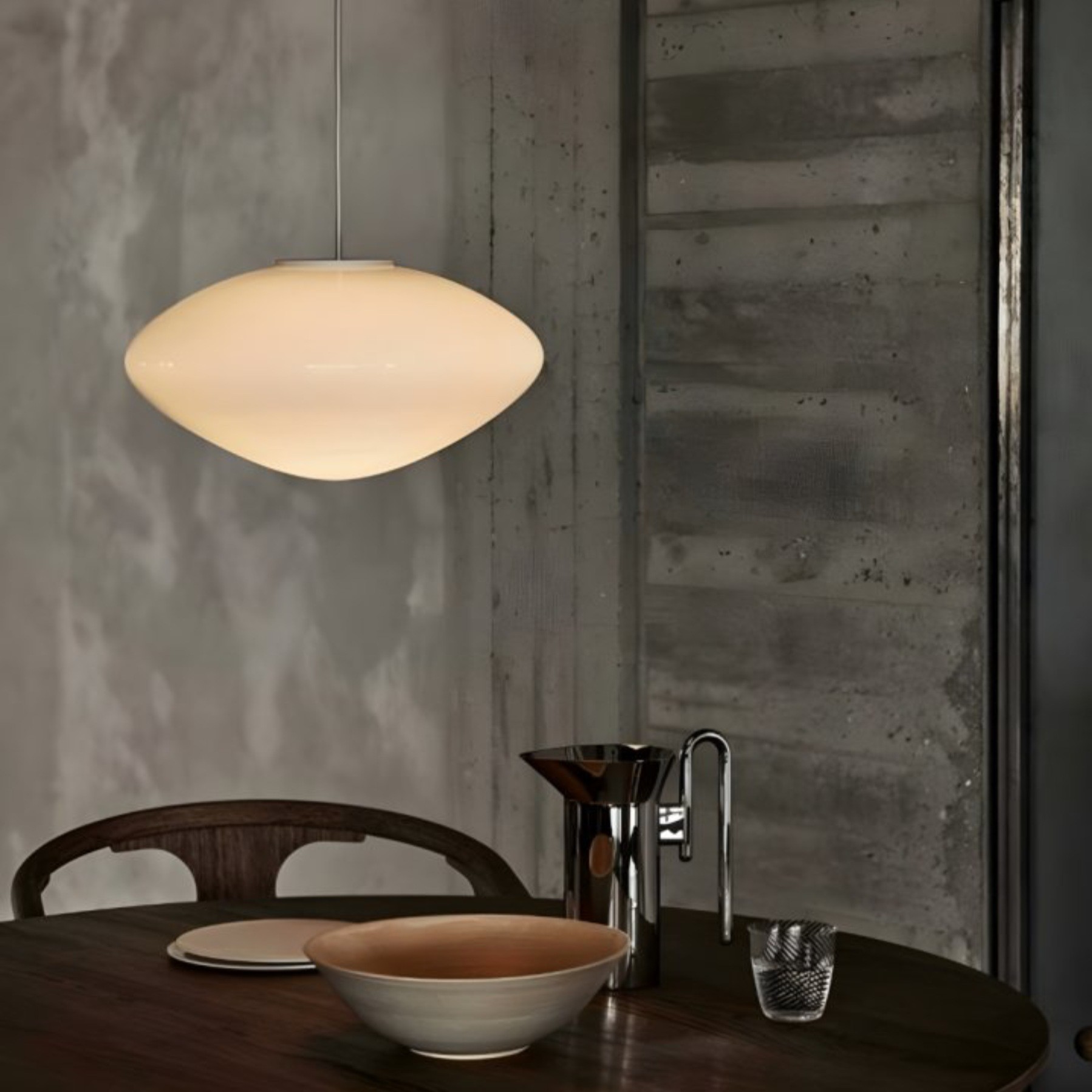 Deens Design Creatieve Opaal Glazen Hanglamp HL325