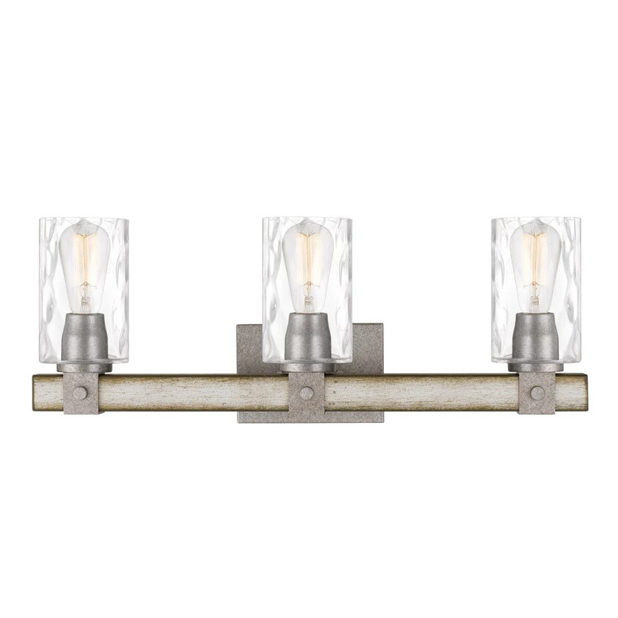 Antieke Cilindrische Glazen Industriële Wandlamp HL251