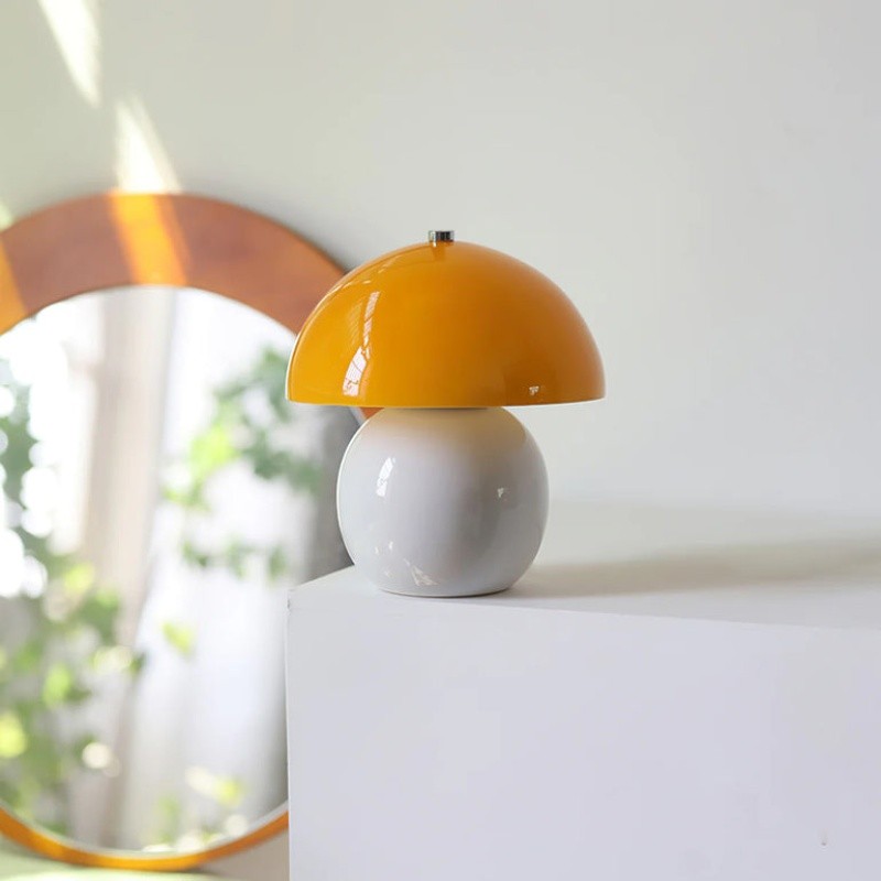 Retro Paddenstoel Keramische Tafellamp HL287
