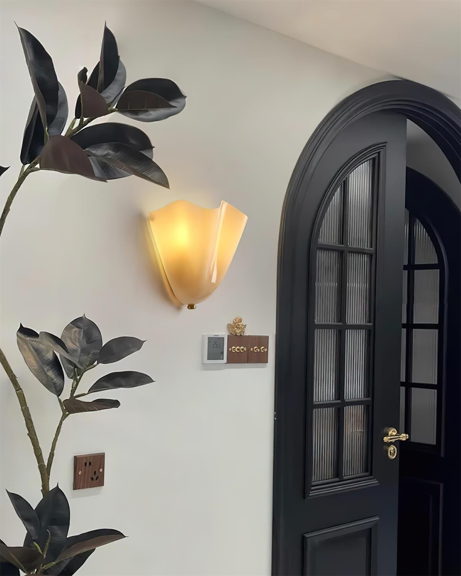 Bellina moderne wandlamp - Artisanaal glas Vera lamp voor interieurdecoratie HL1643