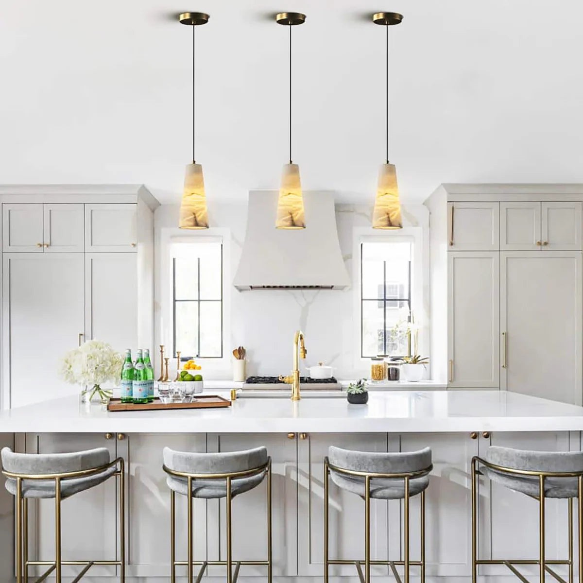 Aurora Pillar Alabaster hanglamp HL3500