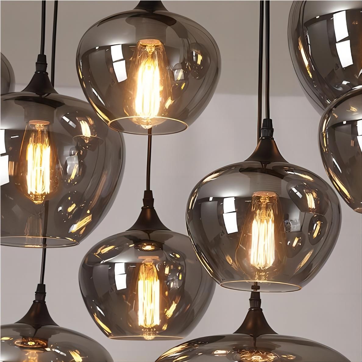 Alton Glazen Flessen Hanglamp