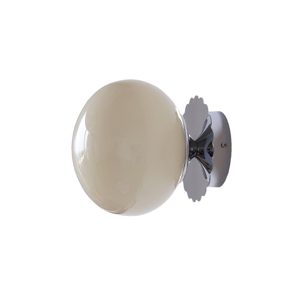 Middeleeuwse Bauhaus Glazen Bal Wandlamp HL290
