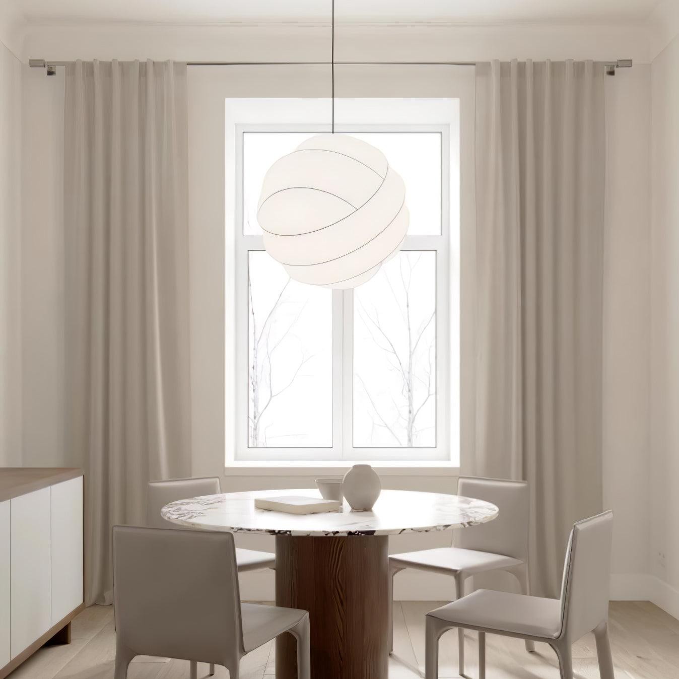 Wabi-Sabi Stijl Fiber Cocoon Hanglamp HL861