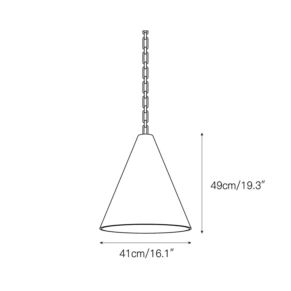 Hanglamp HL3194 van wit gips