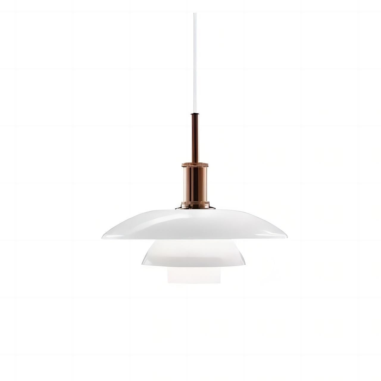Klassieke Opaalglas Eettafel Hanglamp