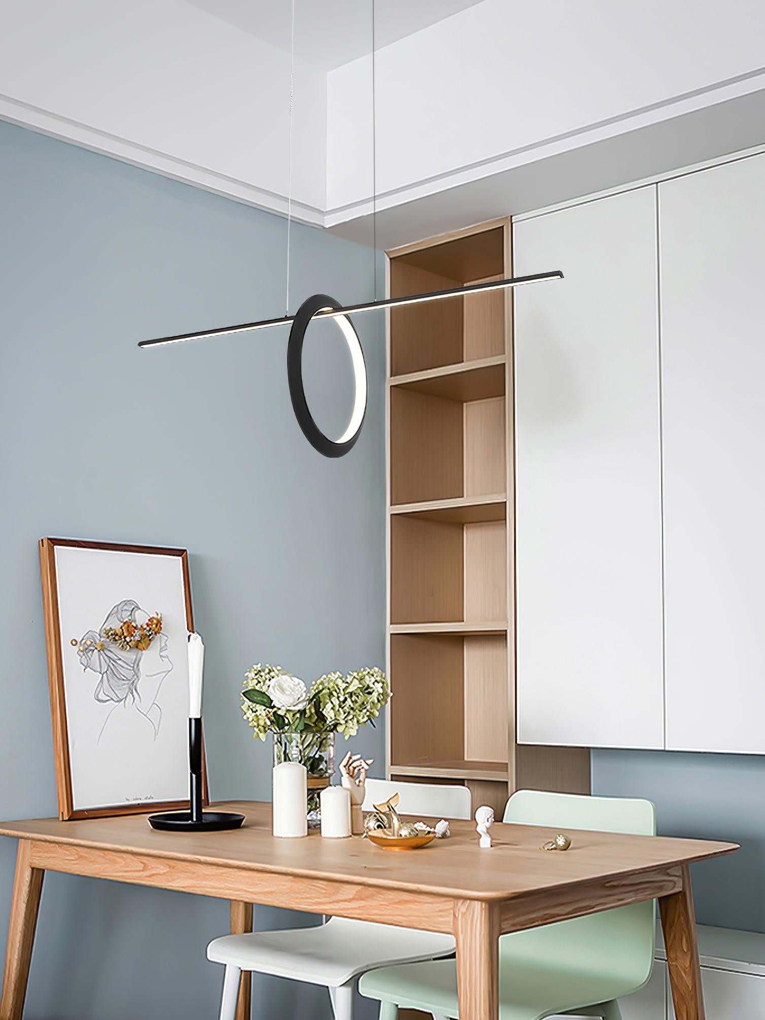 Minimalistische high-end geometrische lijn hanglamp HL557
