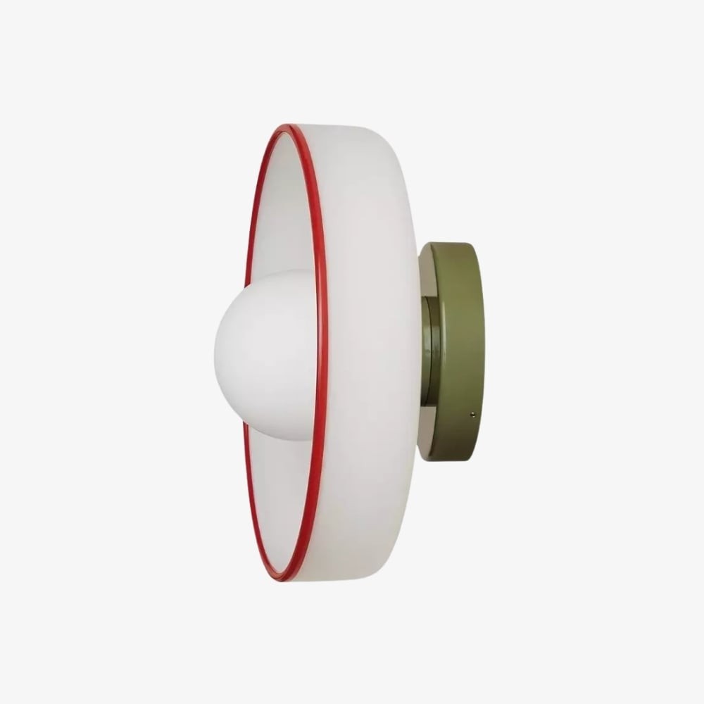 Kalo glazen schijf wandlamp - Moderne wand en plafondlamp voor hal en slaapkamer HL2259