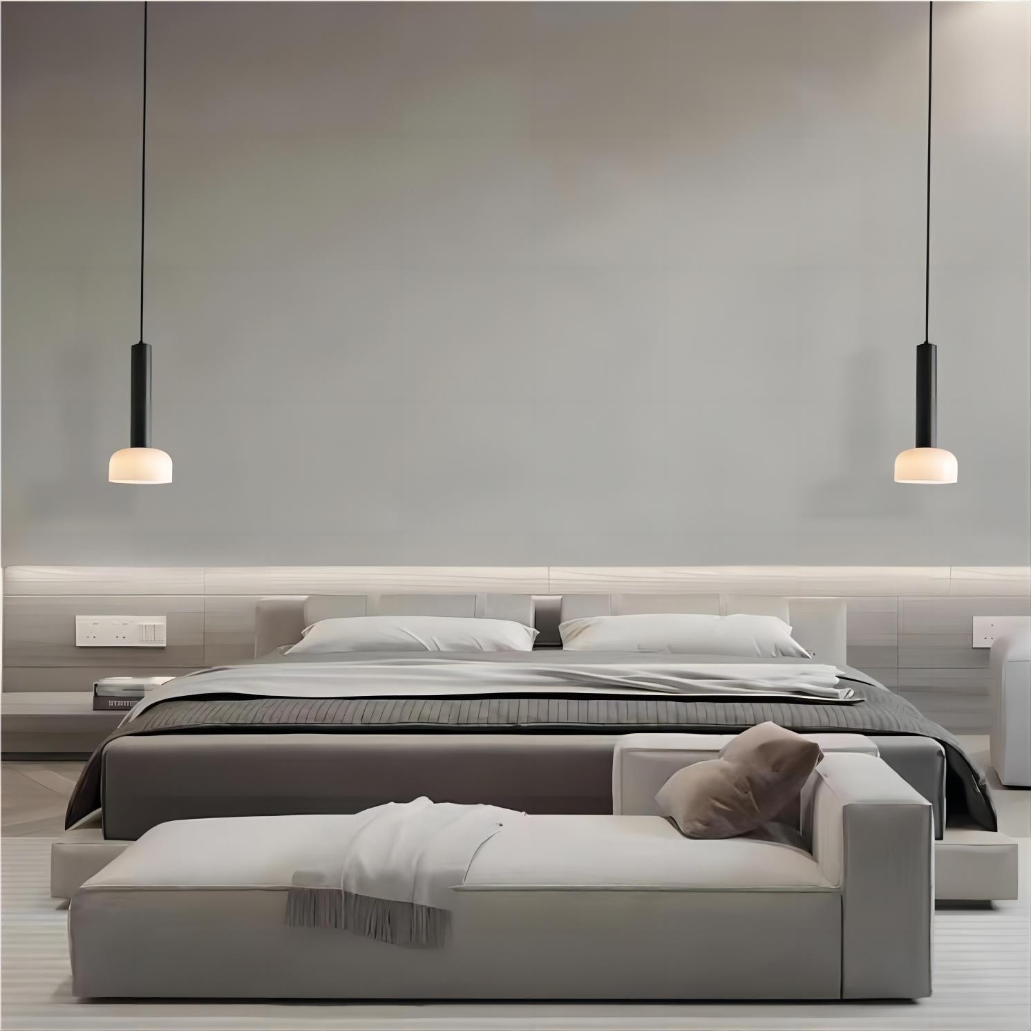 Eigentijdse Design Italiaanse Glazen Cilinder Hanglamp HL92
