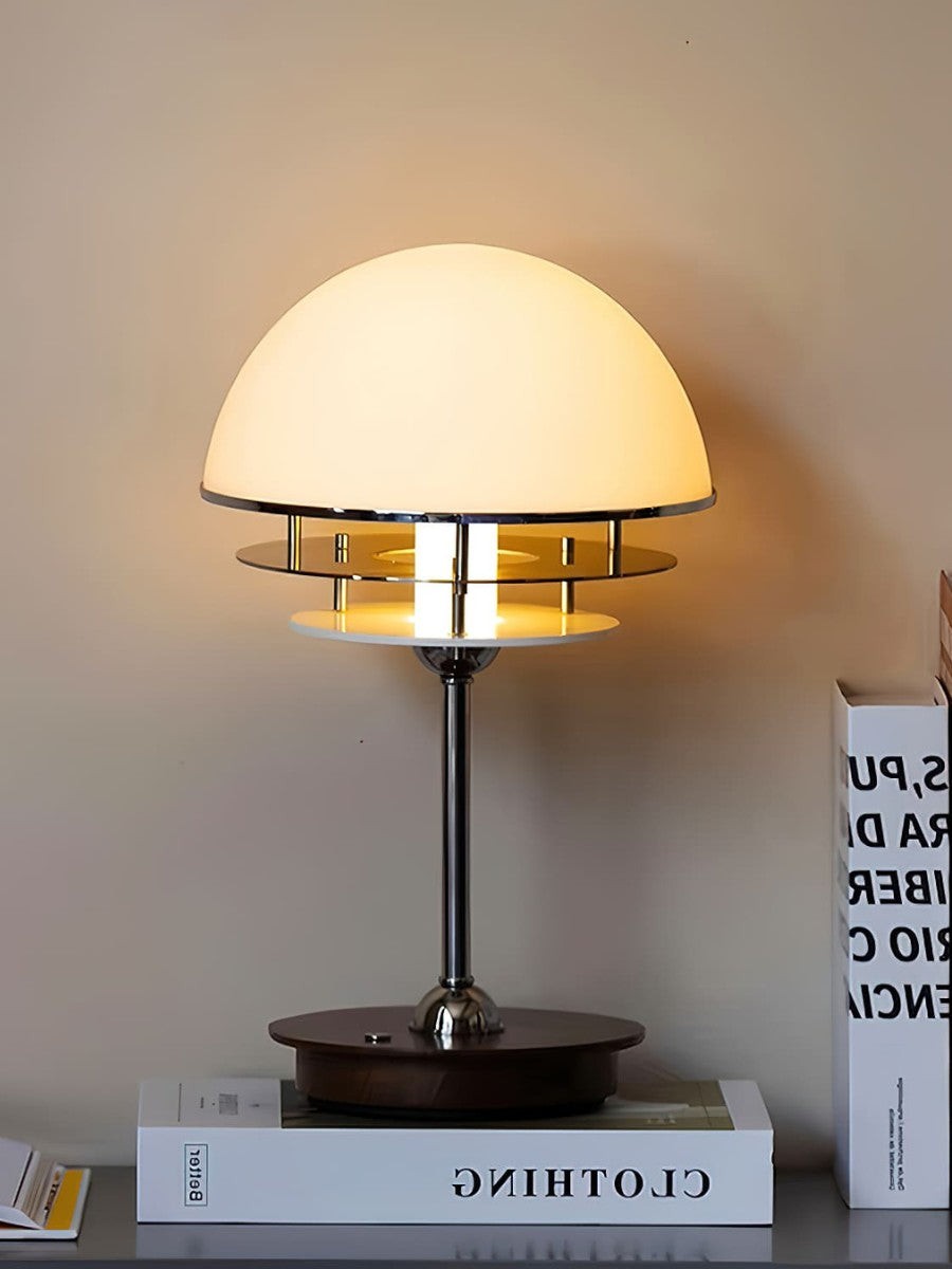 Bauhaus Vintage Stijl Acryl Zonsondergang Tafellamp HL1033