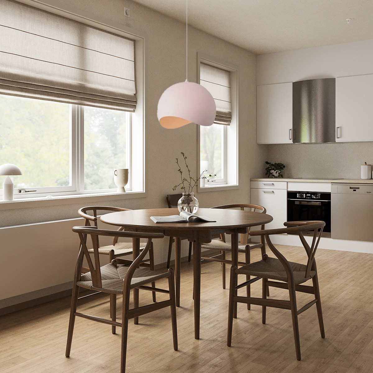 Nordic Semi Eierschaal Metalen Hanglamp HL32
