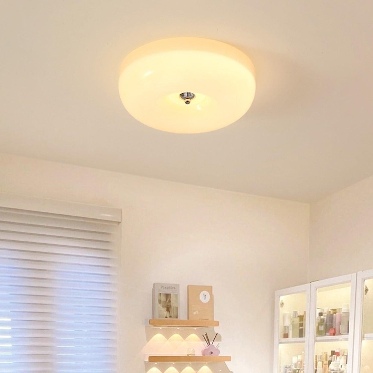 Art Deco Crème Pudding Plafondlamp HL203