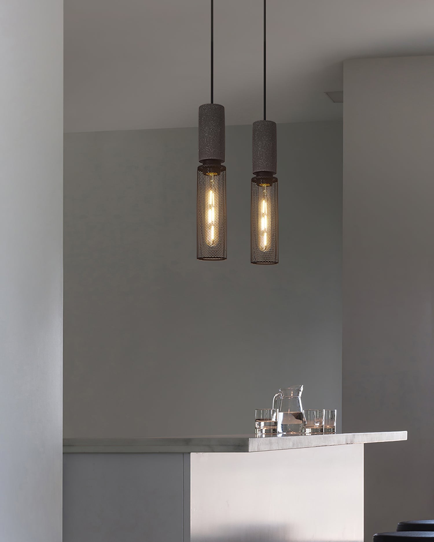 Cement Mesh Hanglamp HL503