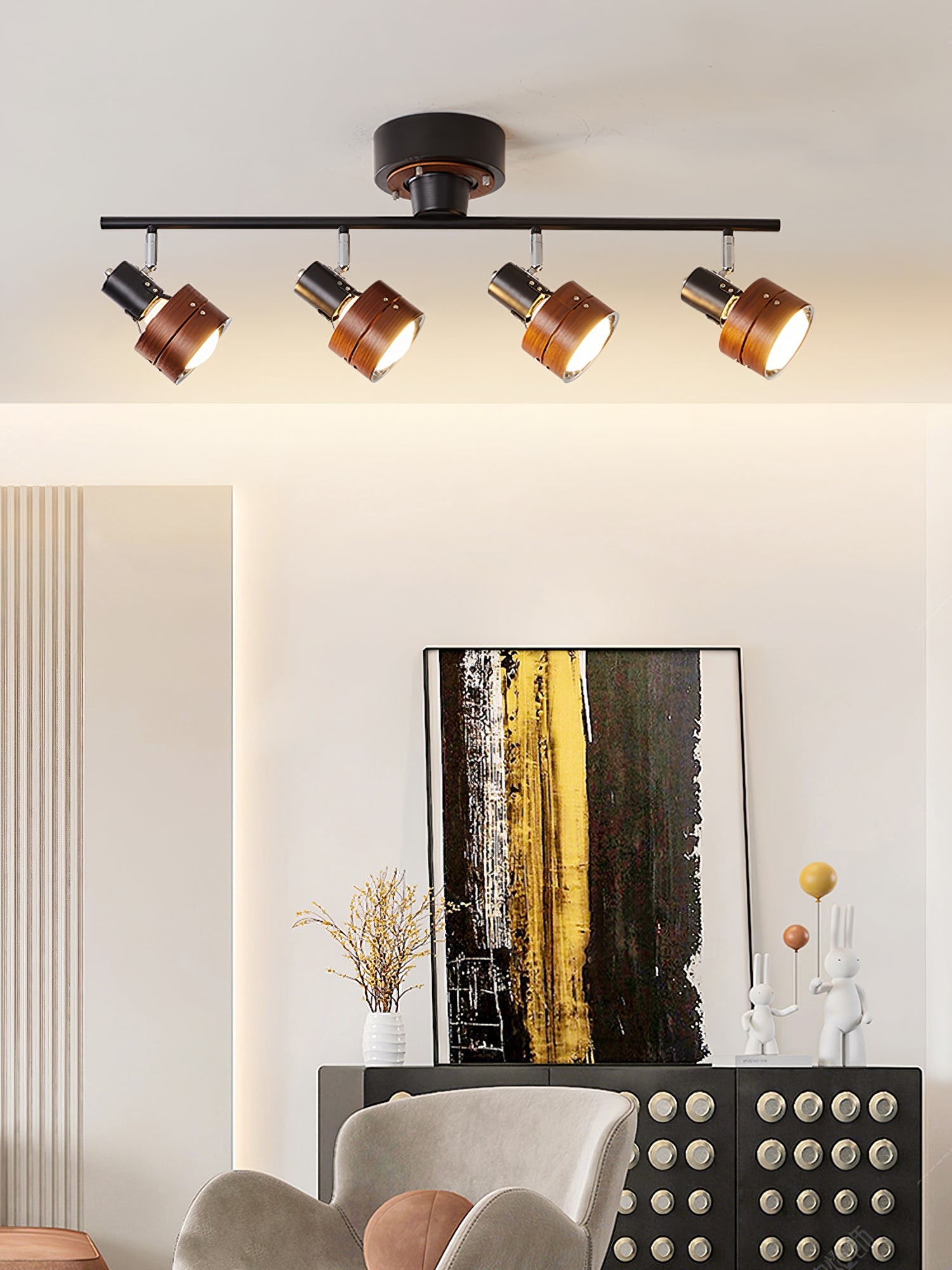 Nordic cilindrische spot met 4 lampen HL2968