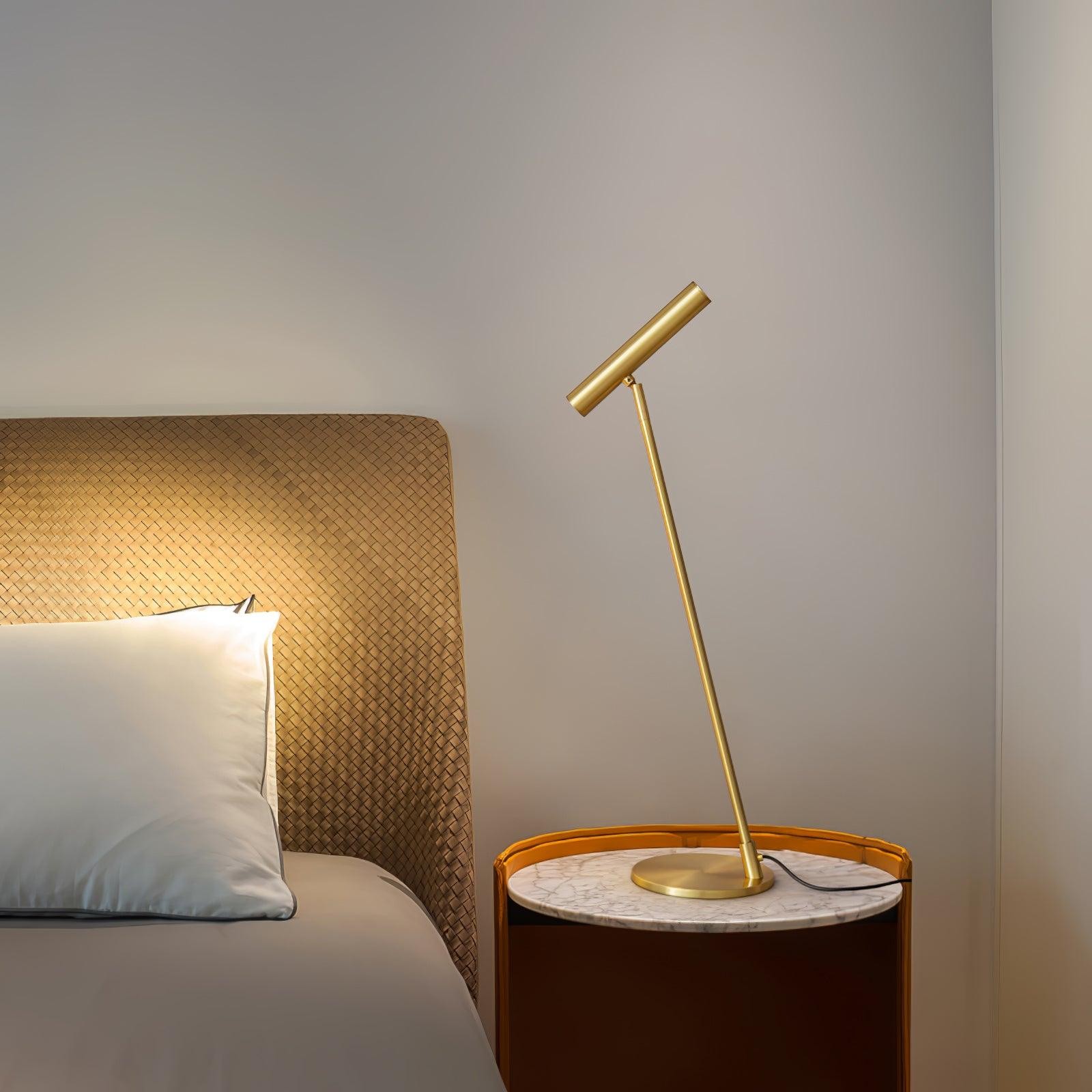 Moderne minimalistische messing verstelbare LED vloerlamp HL882