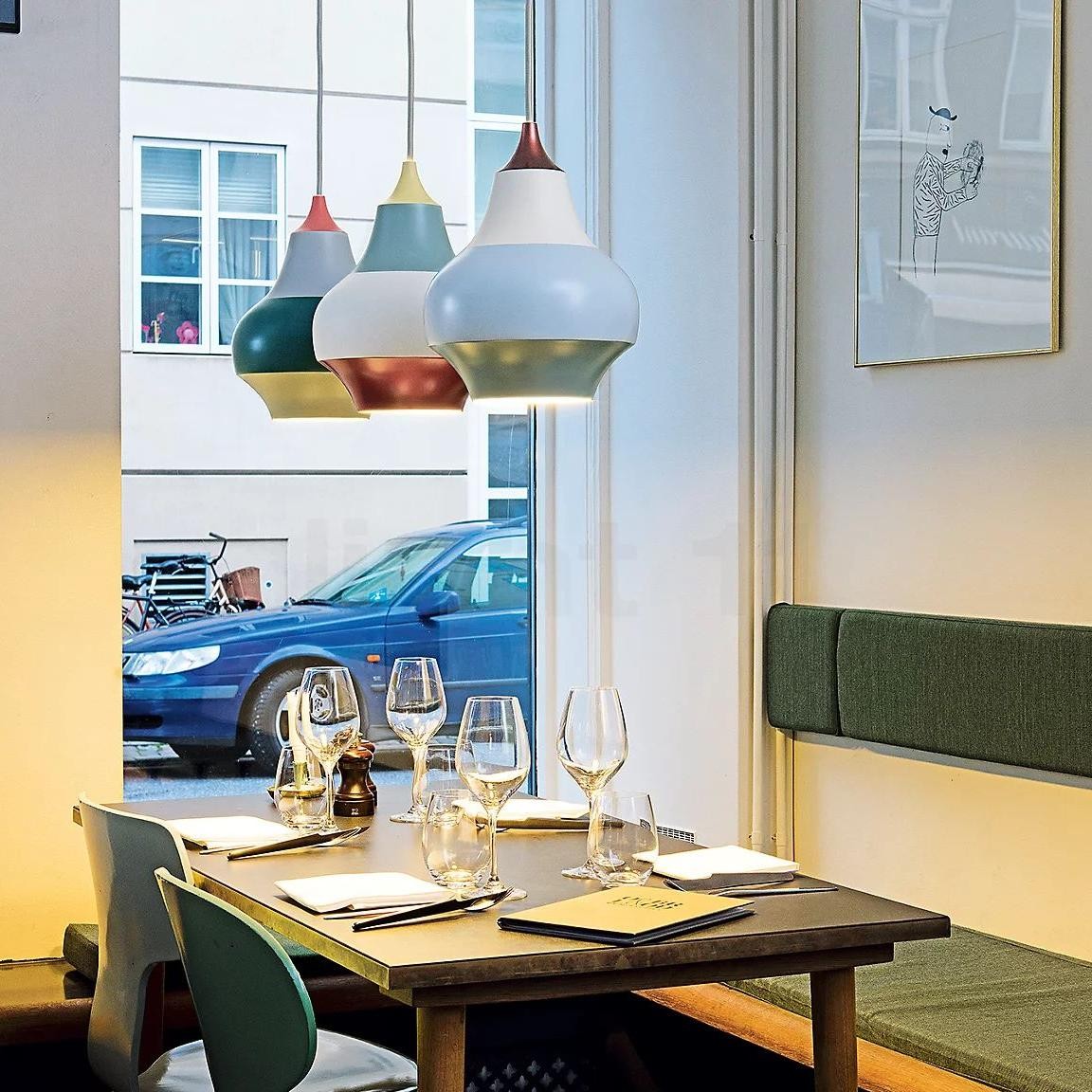 Macaron Design Cirque Gestreepte Hanglamp HL220