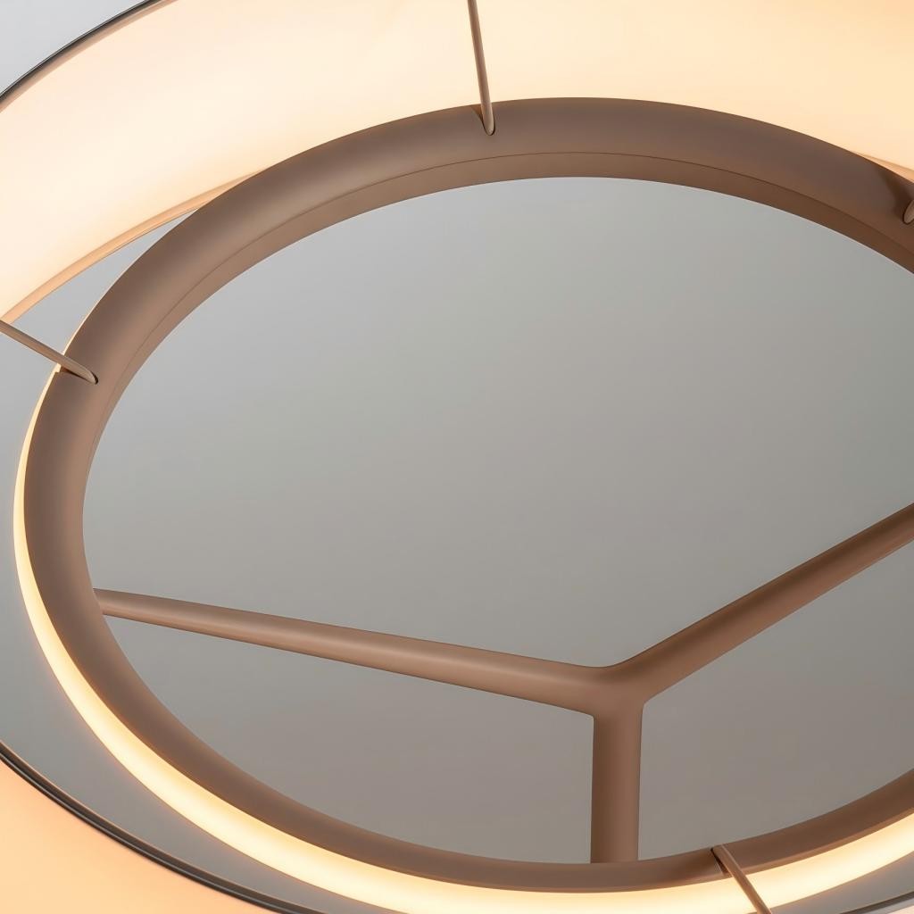 Delvara Moderne Decoratieve Tafellamp - Bureaulamp met Metalen Voet en Perkamenten Kap voor Nachtkastje HL2485