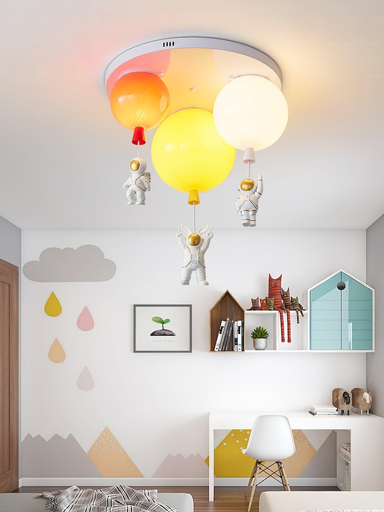 Astronaut Glanzende Ballon Plafondlamp HL361