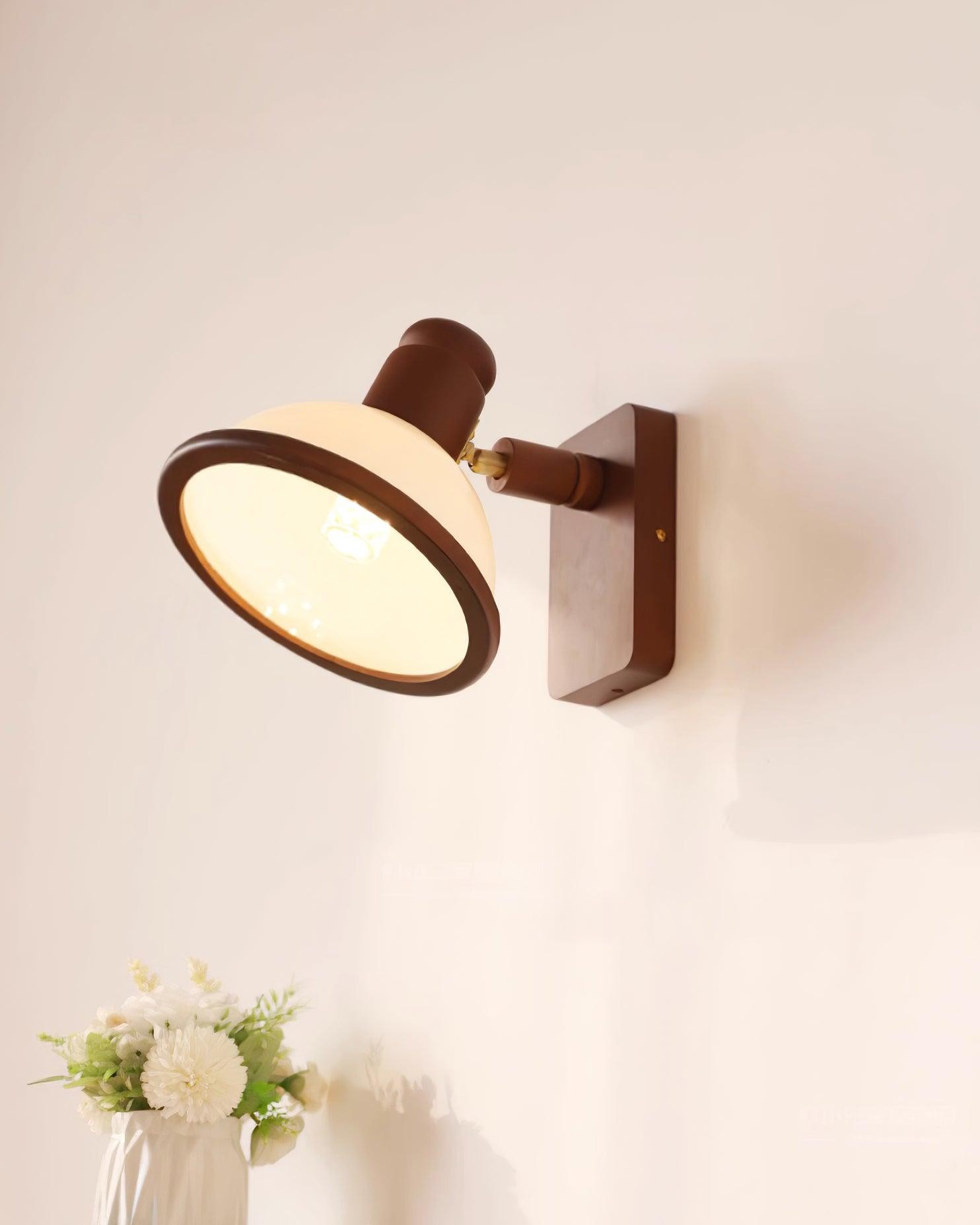 Moderne houten verstelbare leeslamp voor naast het bed HL528