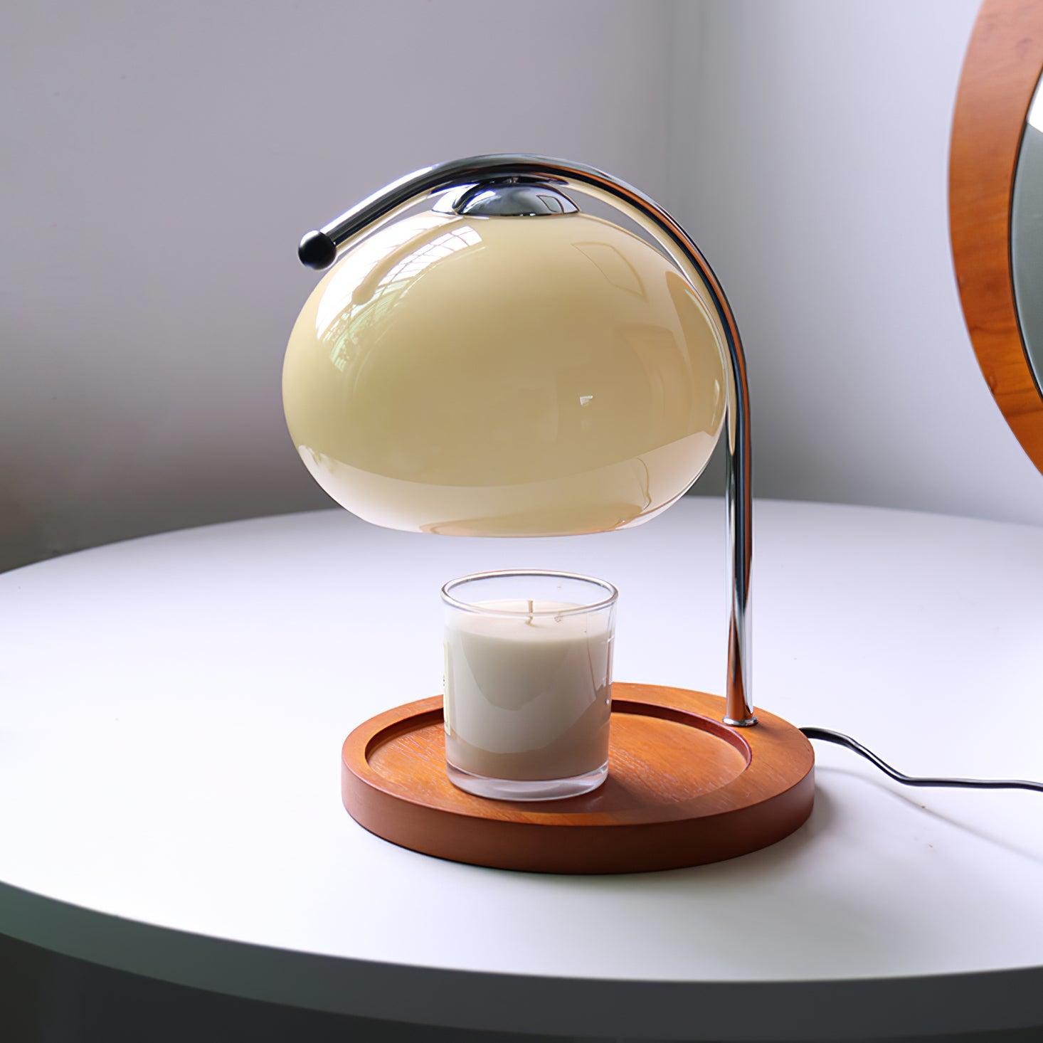Retro Bauhaus Orb Tafellamp/ kaars warmer lamp HL171
