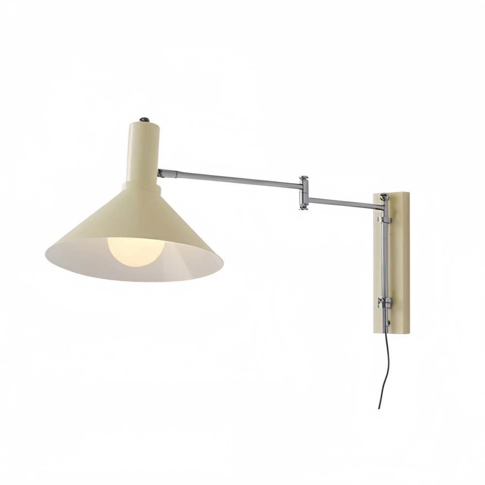 Klassieke moderne verstelbare leeslamp met zwenkarm HL630