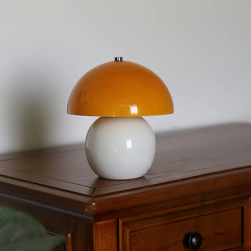 Retro Paddenstoel Keramische Tafellamp HL287