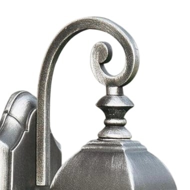 Frostine Traditionele Buitenwandlamp - Loodgieter van gebrandschilderd waterglas voor veranda- en terrasverlichting HL2168